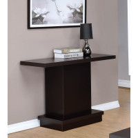 Coaster Furniture 705169 Pedestal Sofa Table Cappuccino